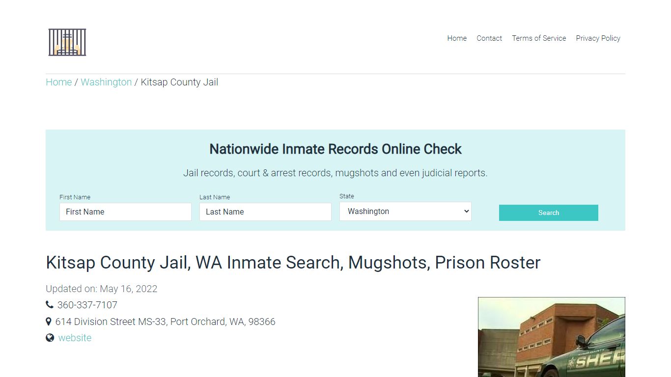 Kitsap County Jail, WA Inmate Search, Mugshots, Prison Roster